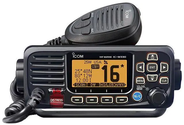 Main image of Icom M330 VHF Radio Compact w/GPS - Black