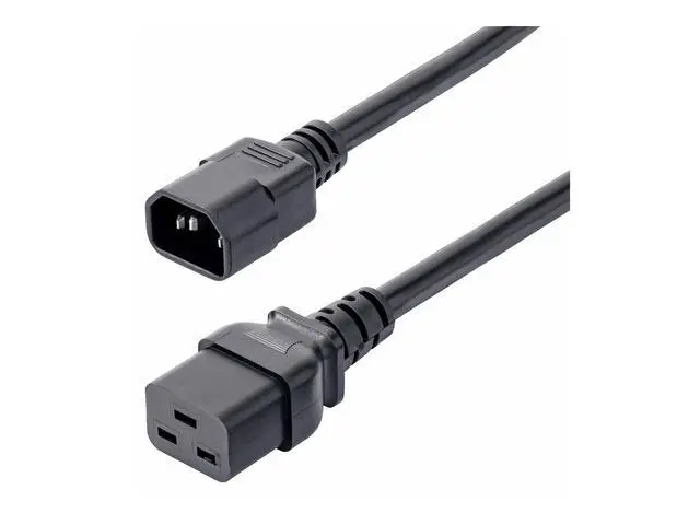 Alt view image 2 of 2 - STARTECH 6FT (1.8M) HEAVY DUTY POWER CORD, C14 TO C19, 15A 250V, 14AWG, HEAVY GAUGE PDU P