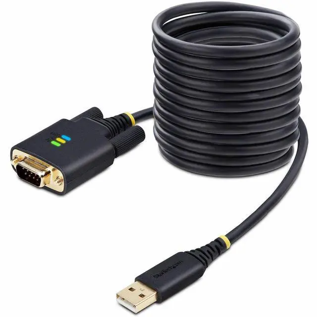 Alt view image 2 of 2 - StarTech 10ft (3m) USB to Serial Adapter Cable 1P10FFC-USB-SERIAL