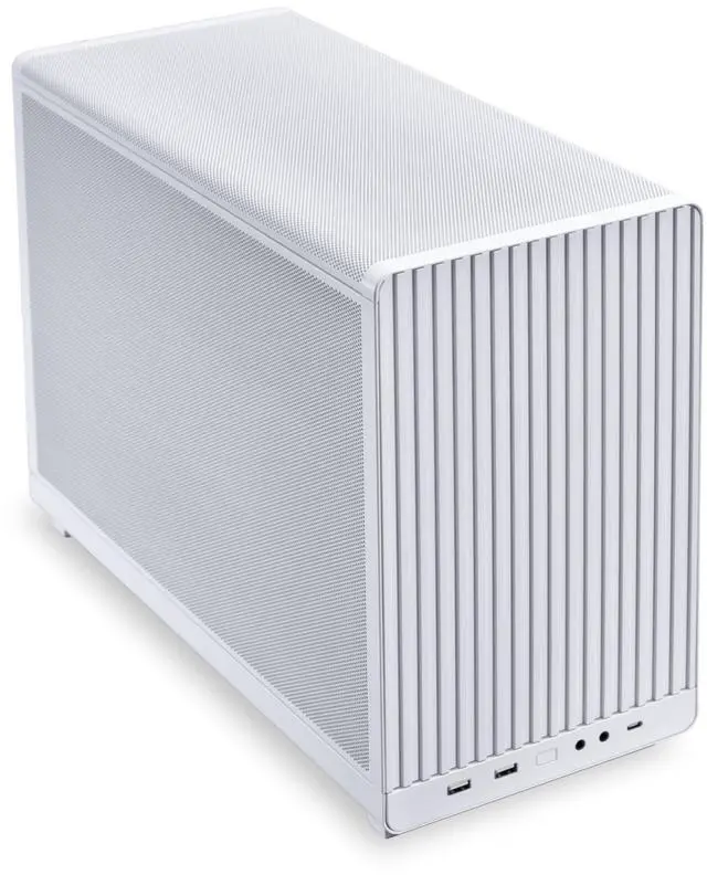 Alt view image 3 of 3 - Lian Li A3W.US mATX 26.3L micro form factor chassis- Supports up to 360 radiator and 10 x 120mm fans- Supports standard ATX PSUs-In collaboration with DAN Cases (White)