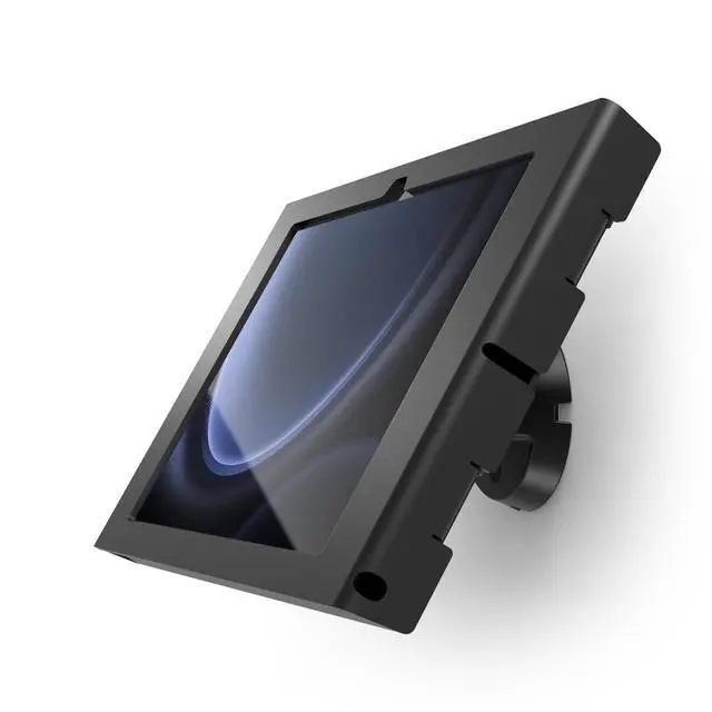 Alt view image 6 of 6 - Compulocks Galaxy Tab S9, S9FE, and S10 Apex Enclosure with Bow Tilting Wall Mount, Ideal for Offices, Events, and Receptions - Black
