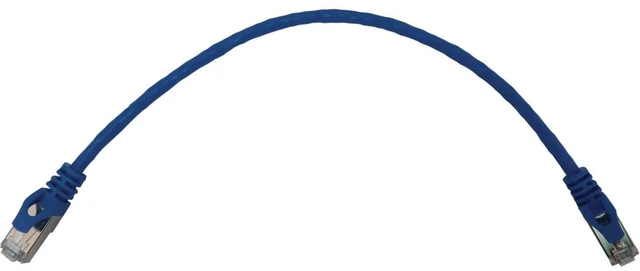 Alt view image 7 of 7 - Tripp Lite Cat6a 10G Snagless Shielded Slim STP Ethernet Cable (RJ45 M/M), PoE, Blue, 1 ft. (0.3 m) - 1 ft Category 6a Network Cable for Network Device, Server, Switch, Router, Hub, Printer, Computer,