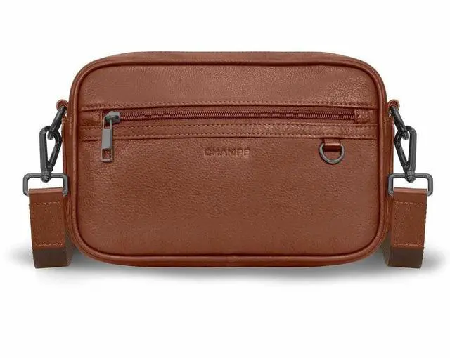 Alt view image 8 of 14 - Champs Onyx Carrying Case Camera Brown OB-404-BROWN