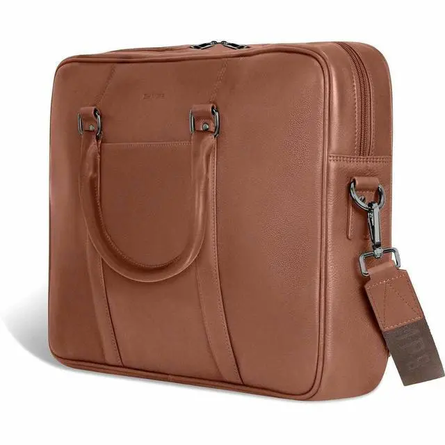 Alt view image 9 of 10 - Champs Onyx Carrying Case (Briefcase) for 11" to 15.6" Notebook Brown OB-411-BROWN