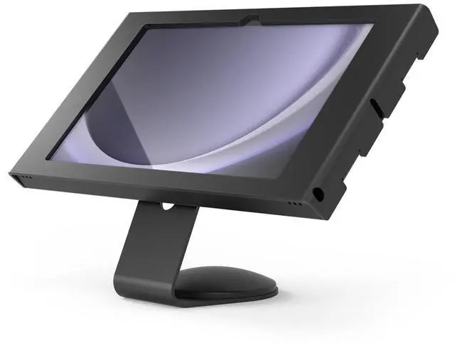 Alt view image 10 of 10 - Compulocks Galaxy Tab A9+ Apex Enclosure Core Stand Design with Slim Fit, Tablet Protection Accessories Secure Ultimate User-Friendly Stand for Meeting and Business Events - Black
