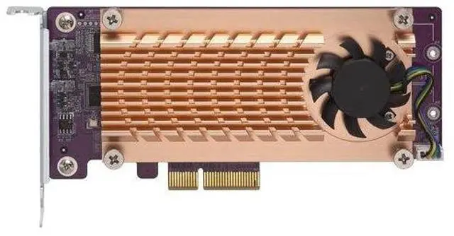 Alt view image 12 of 12 - QNAP QM2-2S-220A Dual M.2 22110/2280 SATA SSD Expansion Card