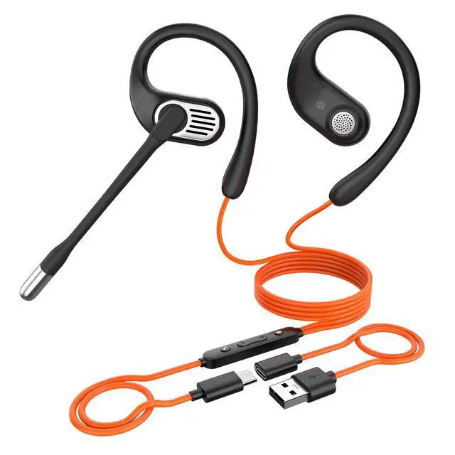 Alt view image 3 of 3 - OpenRock Link 20 Wireless Open-Ear Headset with Magnetic Mic R-QD01-01