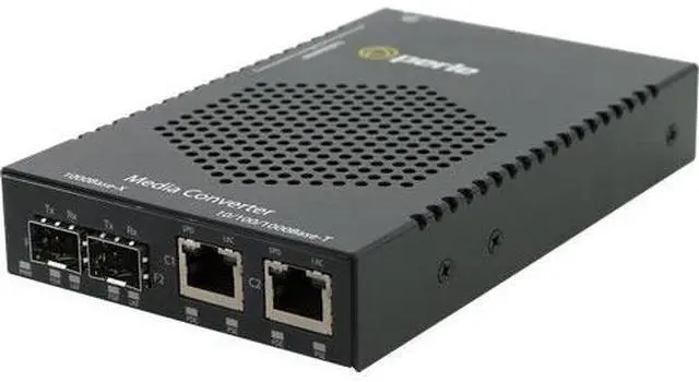 Alt view image 3 of 4 - Perle S-1110DHP-DSFP Transceiver/Media Converter 05079634