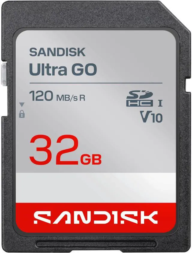 Alt view image 4 of 4 - SanDisk Ultra GO SD 32GB Secure Digital High Capacity SDHC Memory Card, Up to 120MB/s UHS-I A1 C10 U1 V10 SDSDUGN-032G-GN6IN