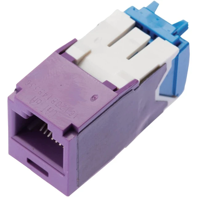 Alt view image 4 of 4 - Panduit Mini-Com TX6A UTP Jack Module CJ6X88TGVL