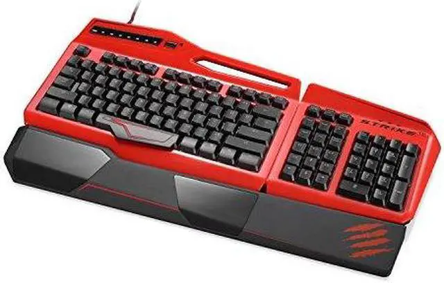 Alt view image 2 of 4 - Mad Catz S.T.R.I.K.E. TE Mechanical Gaming Keyboard for PC