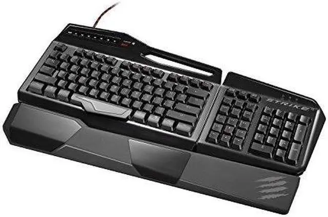 Alt view image 2 of 6 - Mad Catz S.T.R.I.K.E. TE Mechanical Gaming Keyboard for PC