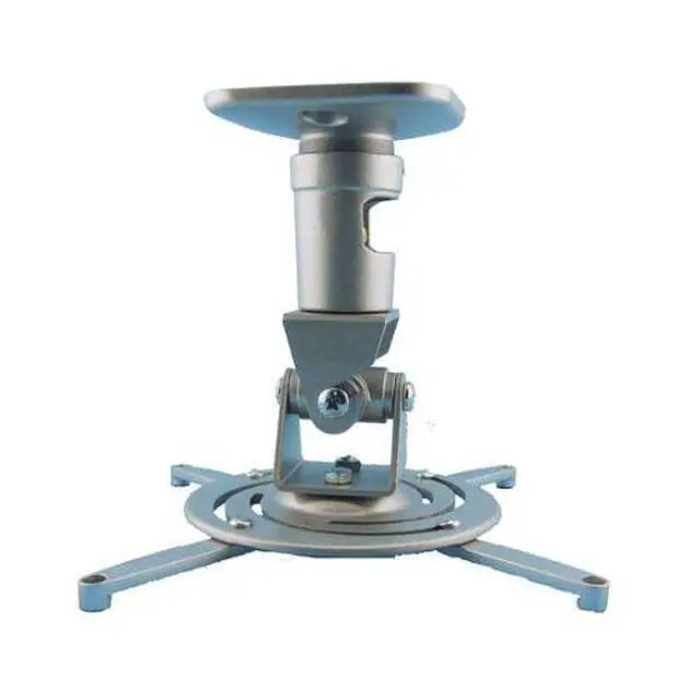 Alt view image 3 of 10 - Amer Mounts Universal Celing Projector Mount Supports Up To 30 lbs - Silver