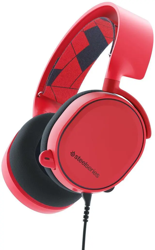 Main image of SteelSeries 61435 Arctis 3 Solar Red Gaming Headset