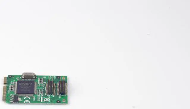 Alt view image 5 of 6 - Amify Mini PCI-Express to 4 Port RS232 DB9 Pin Serial Card Chipset for MosChip MCS9904