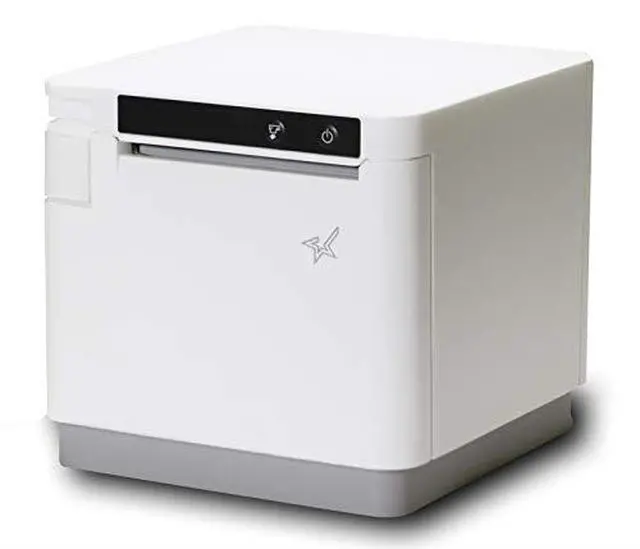 Alt view image 3 of 3 - Star Micronics 39651210 mC-Print3 Thermal Receipt Printer, 3", Cutter, Ethernet (LAN), USB, Lightning, Bluetooth, CloudPRNT, Peripheral Hub, White - MCP31LB WT US