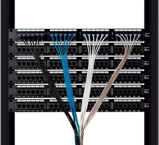 Alt view image 5 of 7 - Monoprice Cat6A Ethernet Network Patch Cable - 30 Feet - Blue | 10-Pack, 10G - SlimRun Series