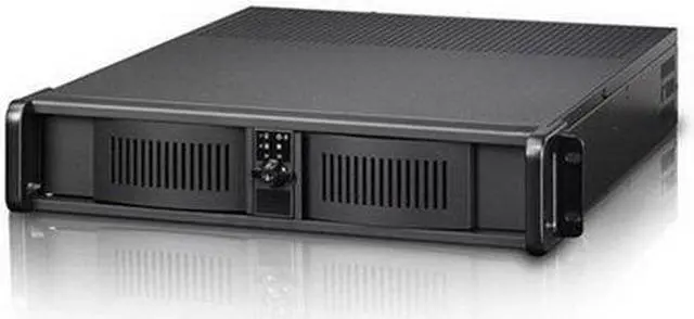 Alt view image 8 of 8 - iStarUSA D-200-FS Black Aluminum / Steel 2U Rackmount Compact Stylish Chassis 1 External 5.25" Drive Bays