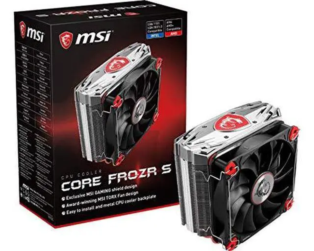 Alt view image 2 of 13 - MSI - COREFROZRS - MSI Core Frozr S - Processor cooler - (for: LGA775, LGA1156, AM2, AM2+, LGA1366, AM3, LGA1155, AM3+,
