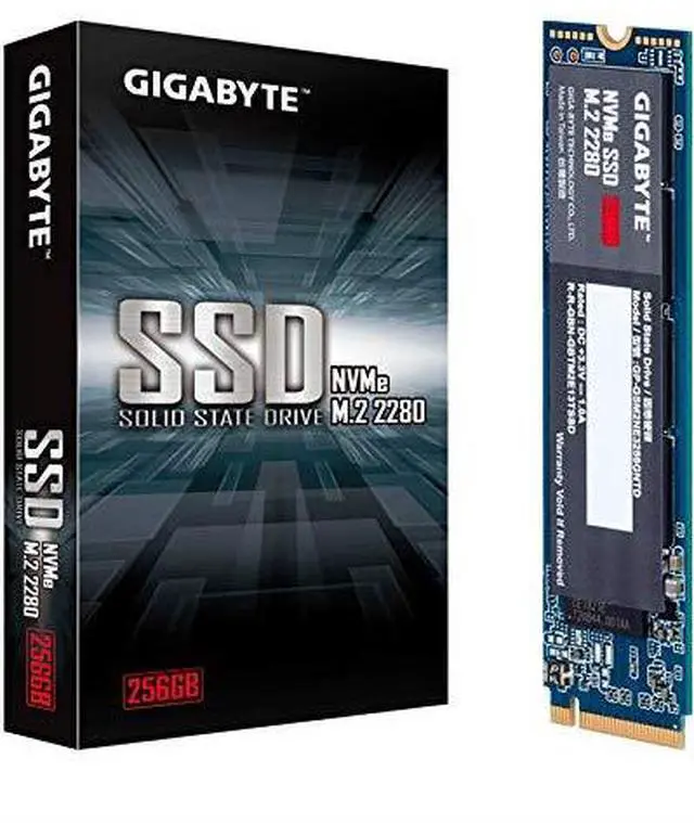 Alt view image 7 of 8 - Gigabyte GP-GSM2NE3256GNTD 256GB Solid State Drive - M.2 2280 Internal - PCI Express NVMe (PCI Express NVMe 3.0 x4) - Desktop PC Device Supported - 1700 MB/s Maximum Read Transfer Rate