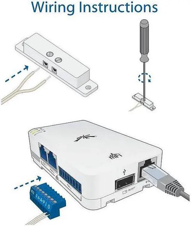 Alt view image 4 of 9 - Ubiquiti Networks mPort mFi Networked Machine Interface and Monitor