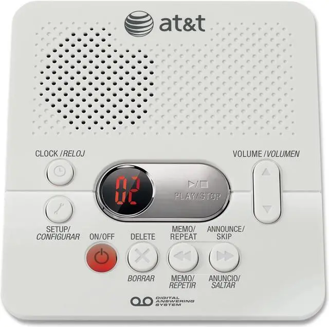 Alt view image 9 of 18 - ATT ATT1740 DIGITAL ANSWERING SYSTEM W/ 60 MIN