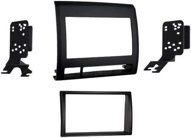Alt view image 11 of 12 - Metra 95-8214TB METRA Vehicle Mount for Radio - ABS Plastic - Black
