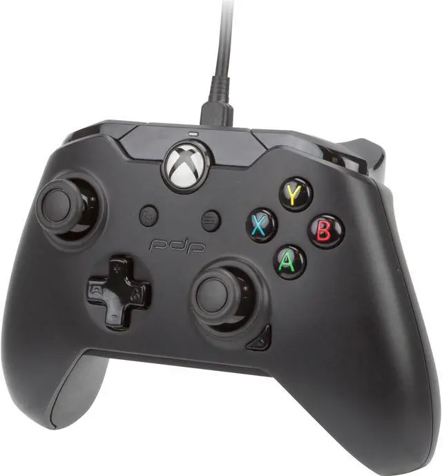 Alt view image 4 of 8 - PDP Wired Controller for Xbox One & PC, Black, 048-082-NA