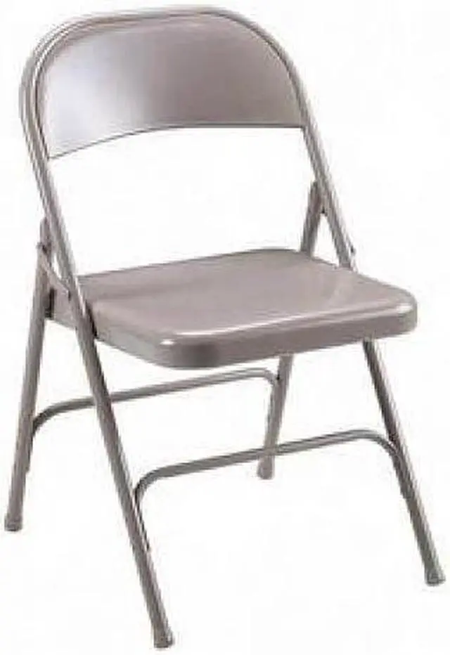 Main image of Folding Chairs,Steel Seat,19-3/8"x18-1/4"x29-5/8",4/CT,BG
