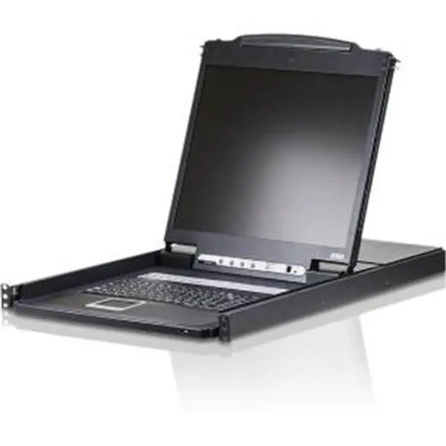 Alt view image 2 of 7 - Aten 16 Port 19" LCD Ingegrated USB CL1316N