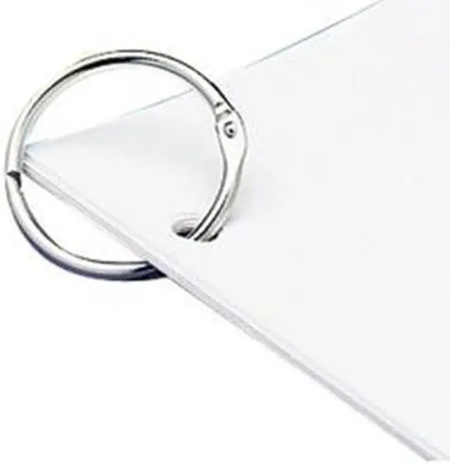 Main image of Book Ring, 3/4" Diameter, 100/BX, Silver