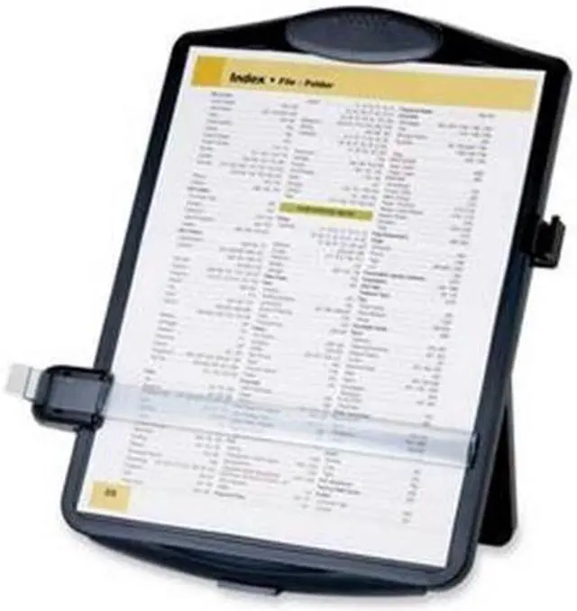 Main image of Easel Document Holders, Adjustable, 10"x2"x14", Black