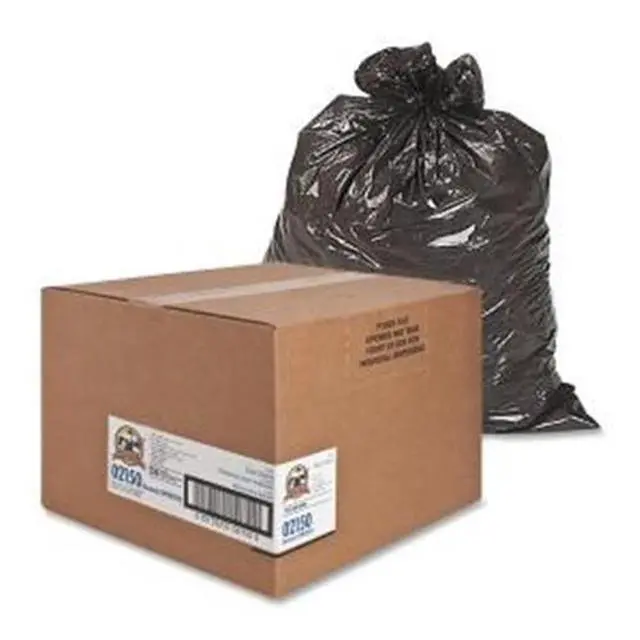 Alt view image 3 of 11 - Genuine Joe Two-Ply Can Liner 31-33Gal 0.7mil 33"x39" 250/PK BNBK 02150