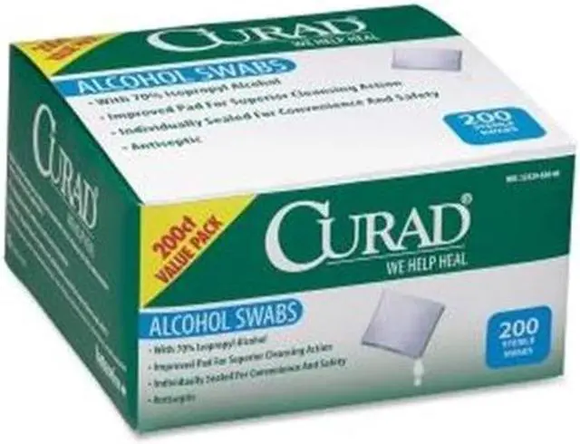 Alt view image 3 of 6 - Curad Alcohol Swabs 1 x 1 200/Box CUR45581