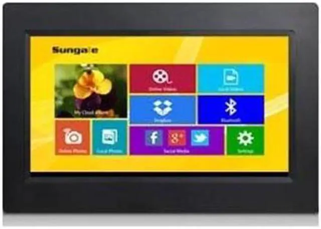 Main image of Sungale Group - CPF1032 - Sungale Cloud Frame - 10.1 LED Digital Frame - Black - 1024 x 600 - Cable - 16:9 - Slideshow -