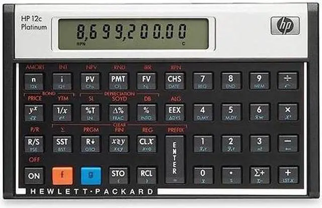 Alt view image 4 of 9 - HP12C Finance Calculator