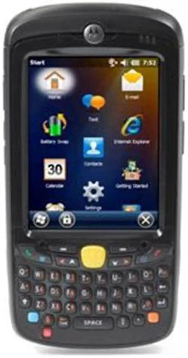 Alt view image 2 of 2 - Zebra  MC55N0 Wireless Mobile Computer (802.11a/b/g, Bluetooth, 2D Scanner, 256MB/1GB, Numeric, WM6.5, 1x Battery)