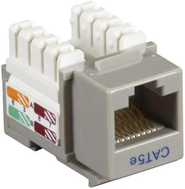 Alt view image 3 of 6 - CAT5e Value Line Keystone Jack, Gray