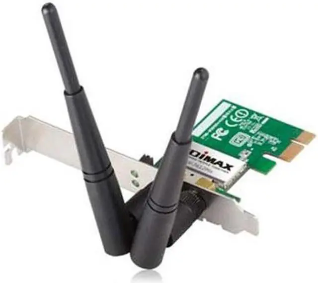 Alt view image 3 of 7 - Edimax Network EW-7612PIN V2 N300 Wireless 802.11b/g/n PCI Express Adapter