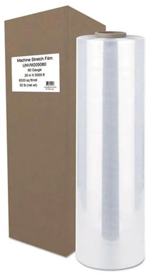 Alt view image 4 of 19 - Universal Machine Stretch Film 20" x 5000 ft 20.3mic Clear M205080