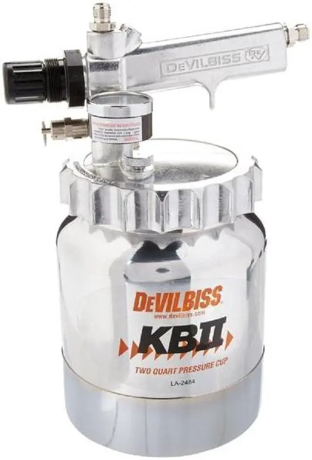 Alt view image 5 of 8 - DEVILBISS KB-555 2qt. Pressure Spray Gun Cup