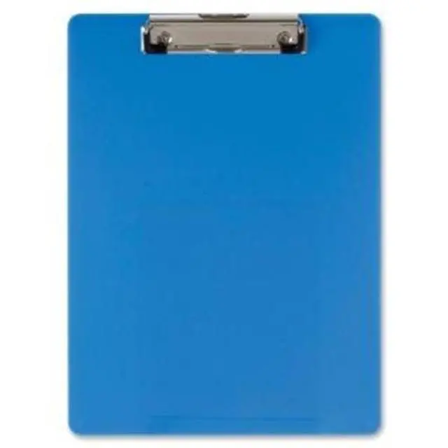 Alt view image 6 of 9 - Recycled Plastic Clipboard, Holds 8.5 x 11, Blue