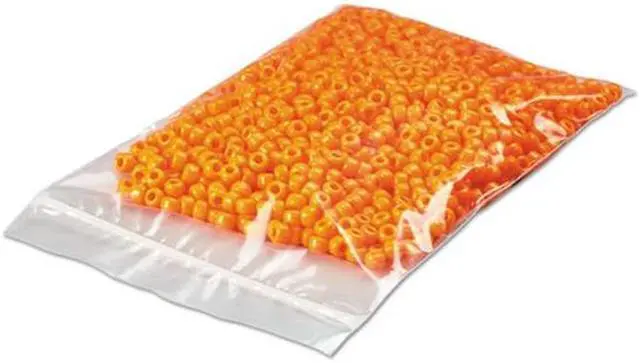 Main image of ZORO SELECT 5CND6 Reclosable Bag, Zip Seal, 3 in L, 2 in W, 2 mil Thick, Low