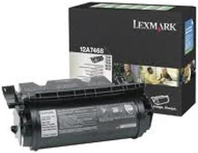 Alt view image 8 of 14 - Lexmark 12A7468 High-Yield Toner 21000 Page-Yield Black