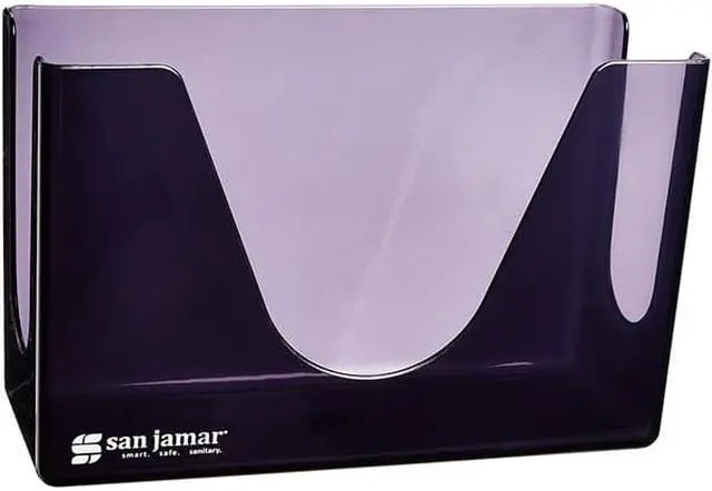 Alt view image 3 of 5 - San Jamar Countertop Folded Towel Dispenser Plastic Black Pearl 11 x 4 3/8 x 7 T1720TBK