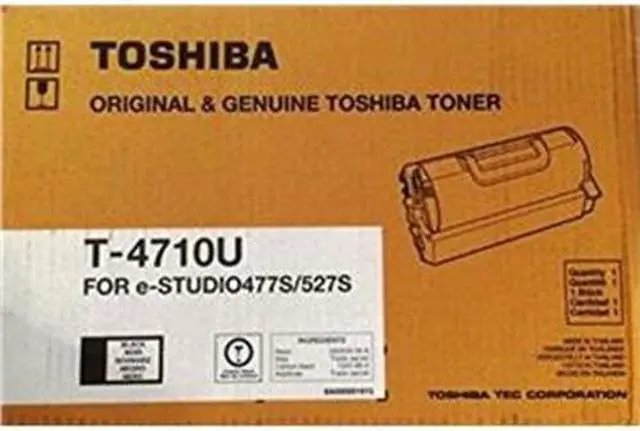 Alt view image 4 of 5 - Toshiba T4710U Original Toner Cartridge - Black - Laser - 36000 Pages - 1 Each