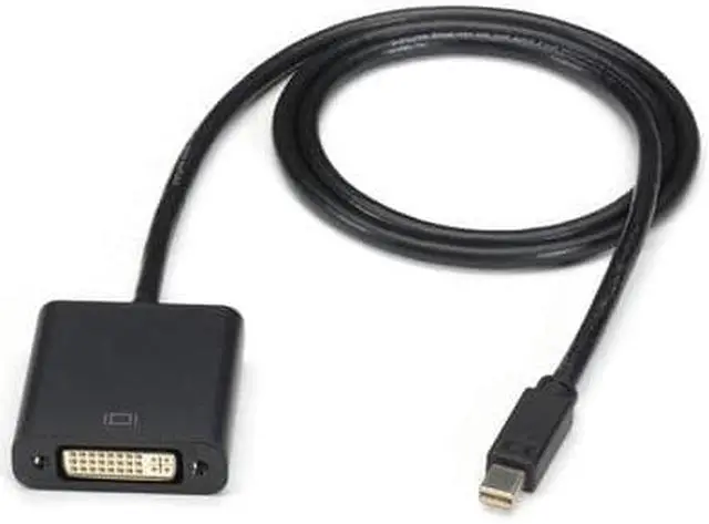 Alt view image 5 of 9 - C2G 54335 C2G 6ft Mini DisplayPort Male to Single Link DVI-D Male Adapter Cable - Black - DisplayPort/DVI-D for Monitor, Notebook, Tablet - 6 ft - 1 x Mini DisplayPort Male Digital Audio/Video - 1 x
