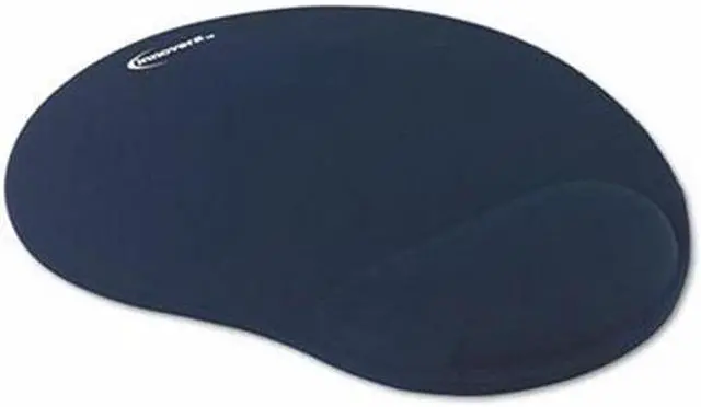 Alt view image 3 of 11 - Innovera IVR50447 Blue Mouse Pad and Gel Wrist Rest