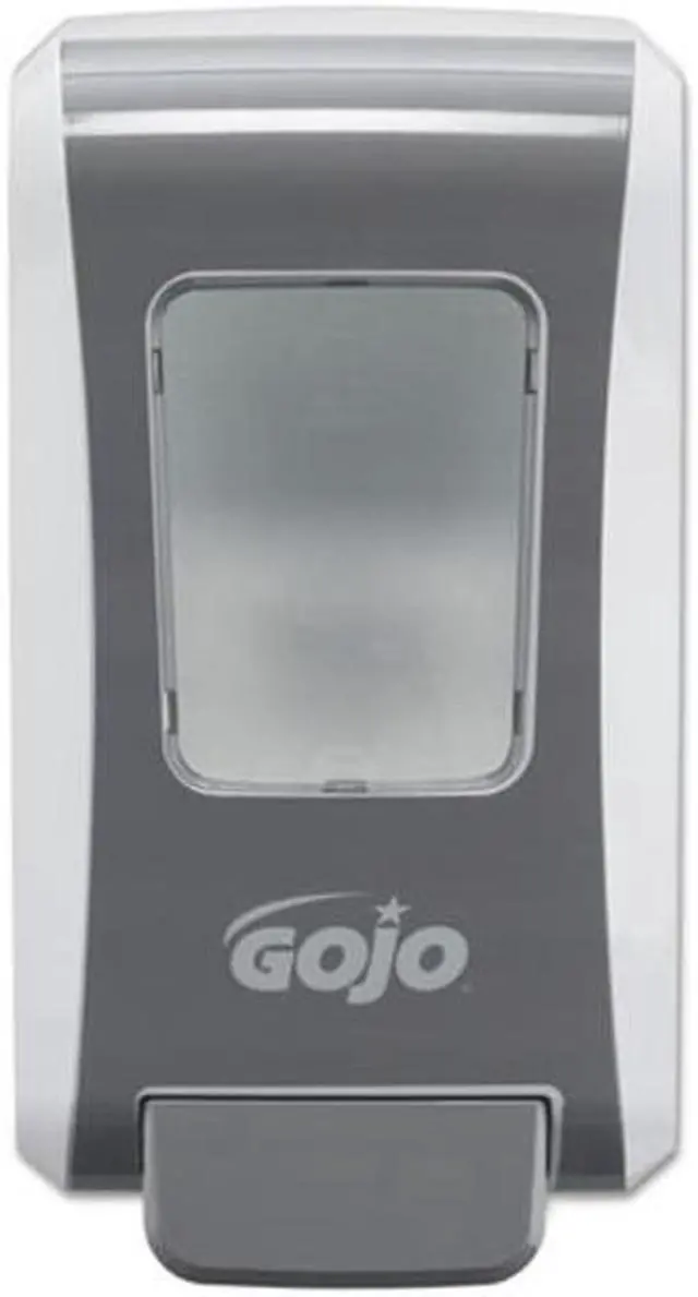 Alt view image 6 of 20 - FMX-20 2000mL Foam Soap Dispenser, Push-Style, White/Gray GOJO 5270-06