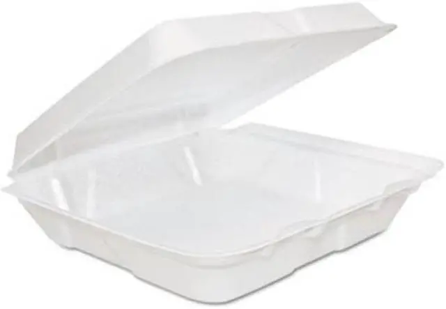 Main image of Small Single Compartment Foam Tray Hinged 8"x7.5"x2.25" 80HT1 200CS